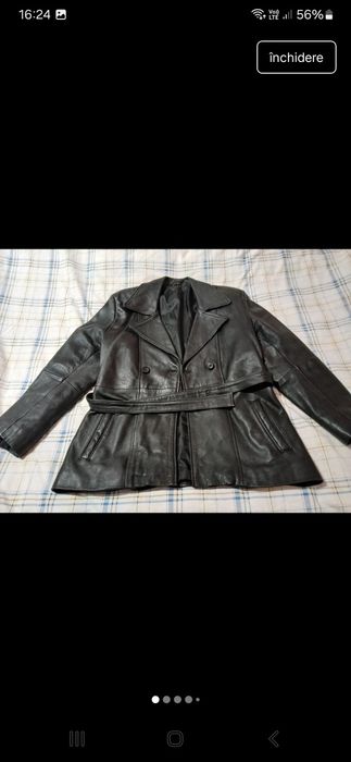 Veste din piele naturală,superbă și fără nici un defect ca nouă