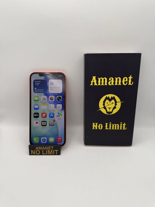 iPhone 12 Red 128GB Mici Zgarieturi pe rama si pe display , AMANET NO LIMIT.