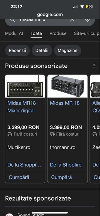 Midas mr18 + rack thon Eco 3u 23