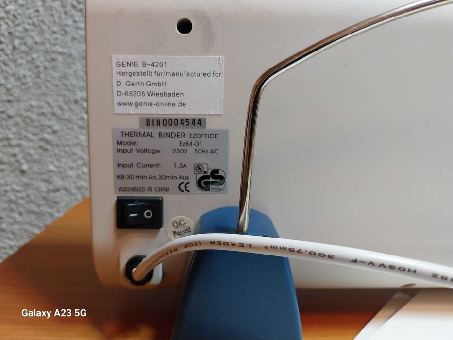 Aparat indosariere termica GENIE B-4201