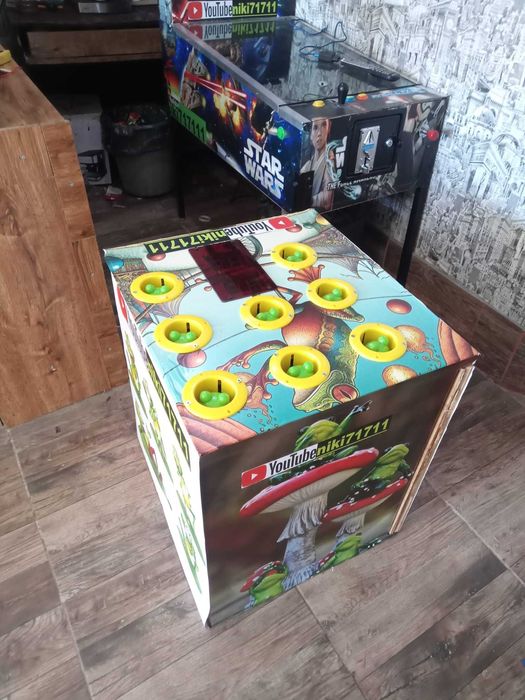 Игра с чук Детски електронен чук Жабки с монети  атракционен чук