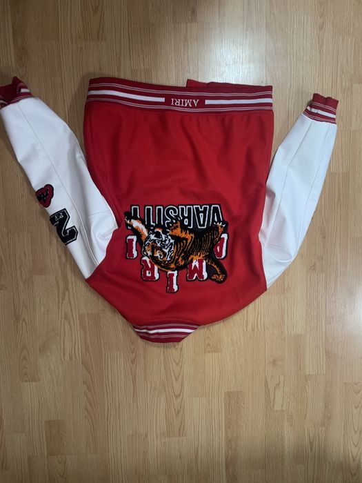 Geaca amiri varsity rosie