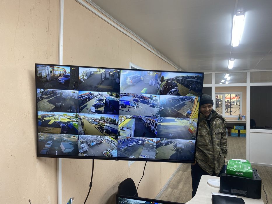 Установка видеонаблюдения