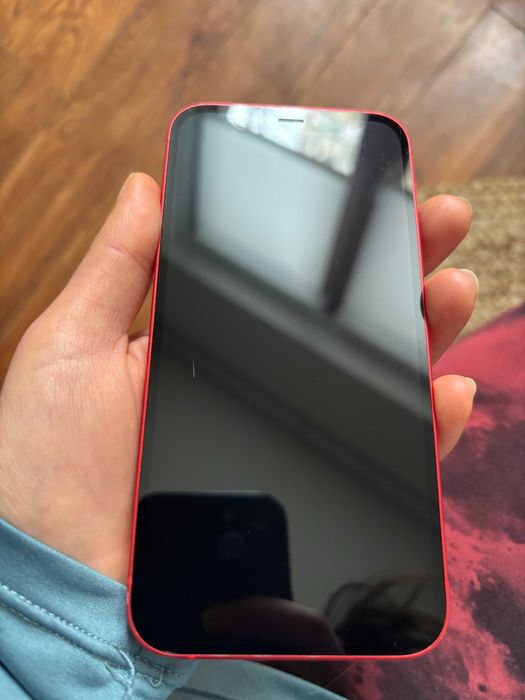iPhone 12 64GB (Product RED), Battery Health 93%, stare bună + husă