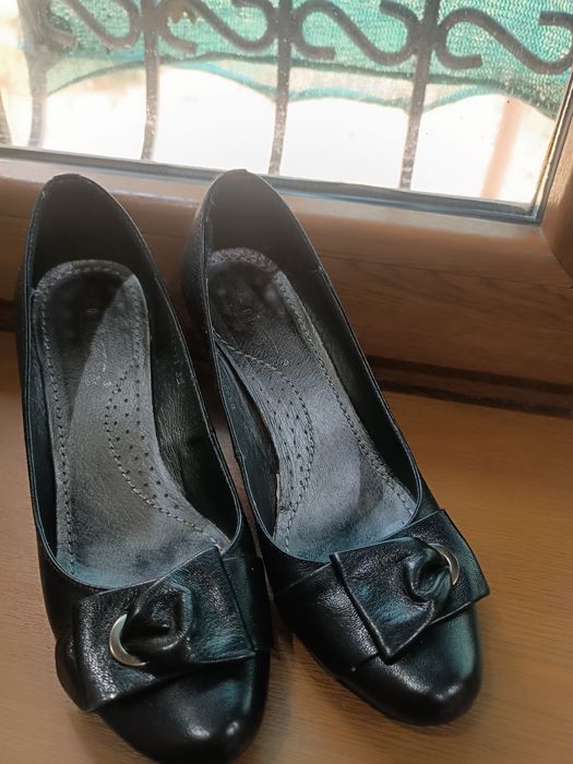 туфли женские кожаные