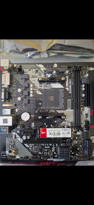 Дънна платка ASROCK B450M