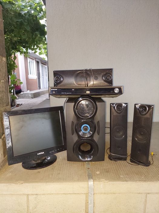 Tv , combina audio și dvd în stare f bună