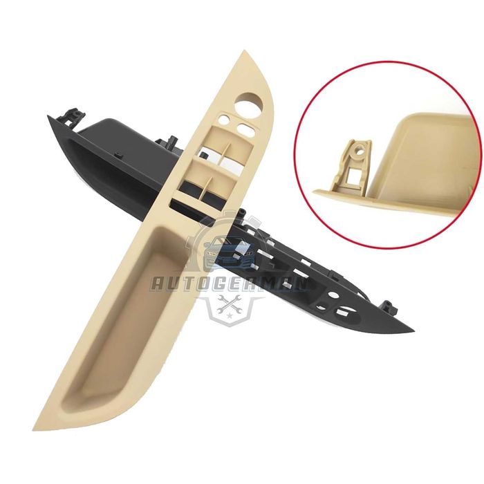 BMW e60 панел за врата с прибиране на огледалата Е61 копчета Бежов