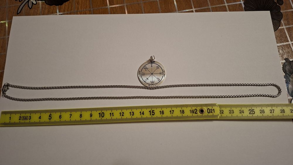 Talisman protecție, bogăție, noroc. Sigiliul lui Solomon. Pandantiv.