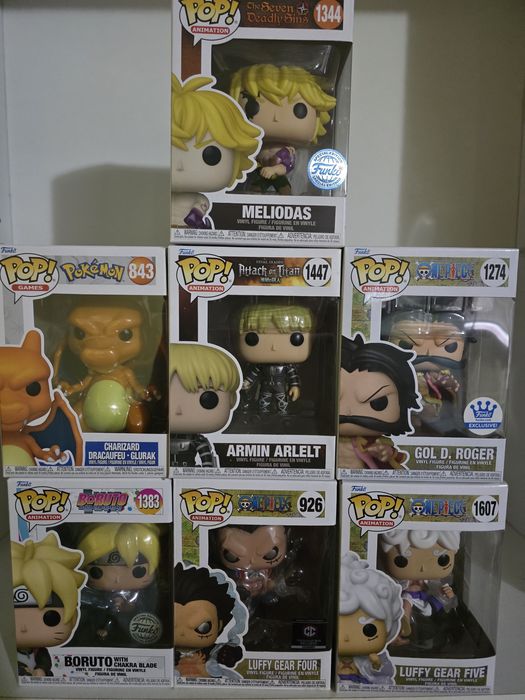 Funko pop Animation. One piece. Pokemon. AoT и други.