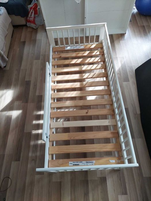 Детско легло за матрак 160/70 модел Gulliver/IKEA + матрак+ чекмеджета
