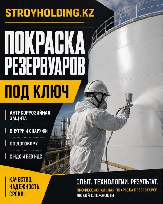 Защитная покраска резервуаров