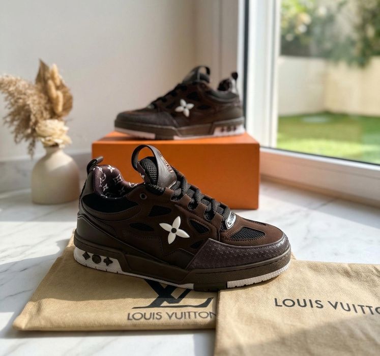 Adidasi LV Skate Maro Dark Brown - Full Box