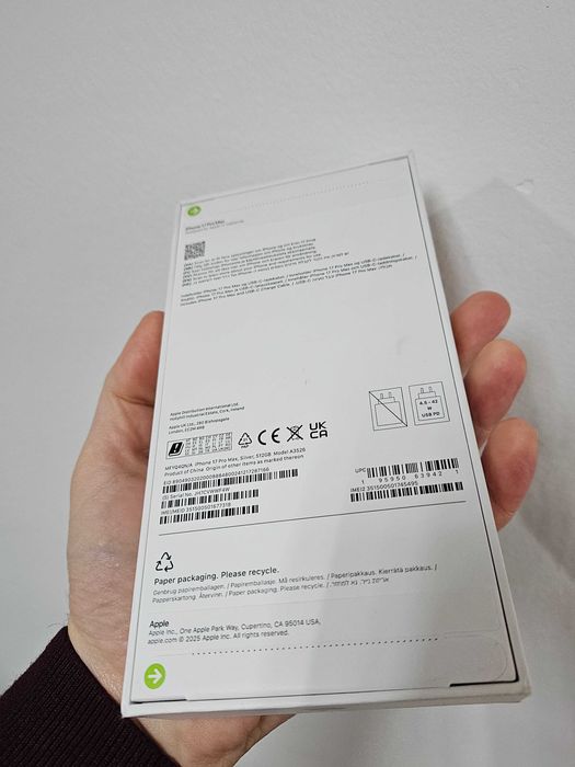 Iphone 17 Pro Max, 512 Gb, neverlock, sigilat la cutie, Garantie.