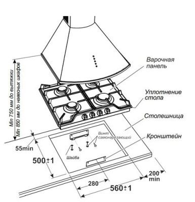 Варочная панель Gefest Model : ПВГ 1212 02 К55 Цвет : (бежевый) Ретро