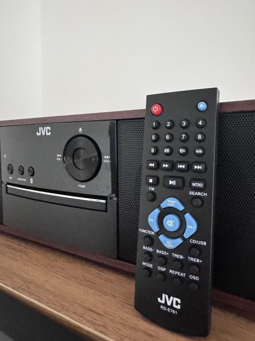 Sistem Audio JVC RD-E761, 16W, Bluetooth, USB, CD, Radio Fm