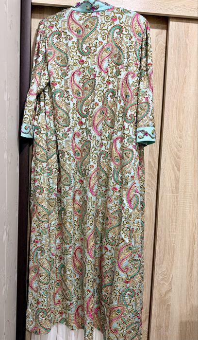 Эксклюзив келинчак ансамбль кўйлак + шарф | Қўл меҳнати | 450$