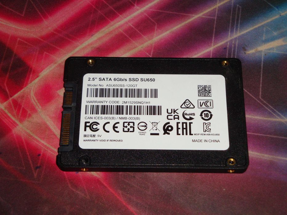 SSD Adata Ultimate SU650 120GB SATA3 2.5" 3D TLC Nand