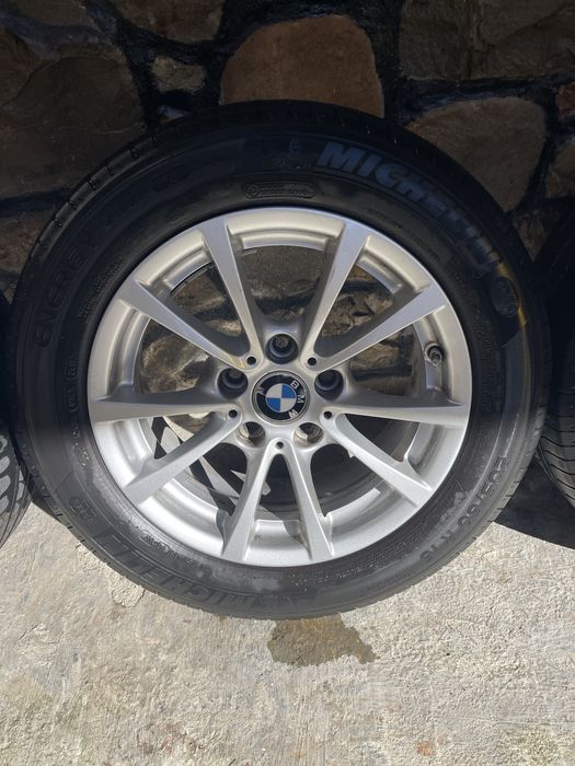 Jante aliaj bmw 5x120, anvelope 205/60/R16 seria 1 2 3 E46 E90 F20 F30