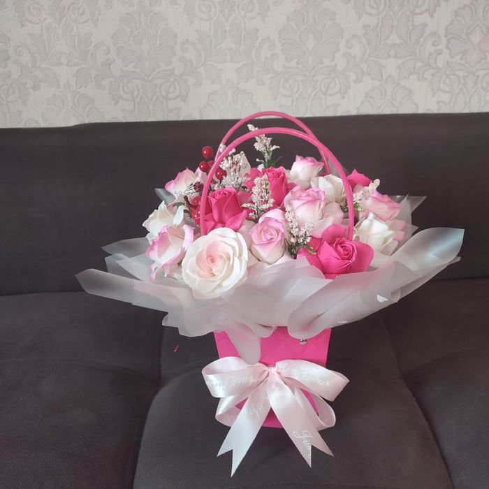 Мыльные розы! Цветы с доставкой!