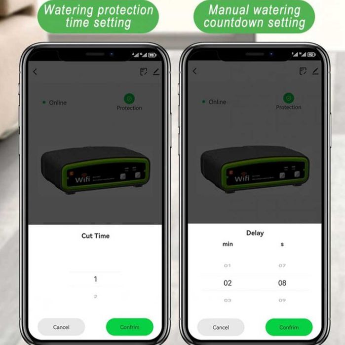 Комплект за автоматично капково напояване за 20 саксии, DIY WiFi управление от приложение