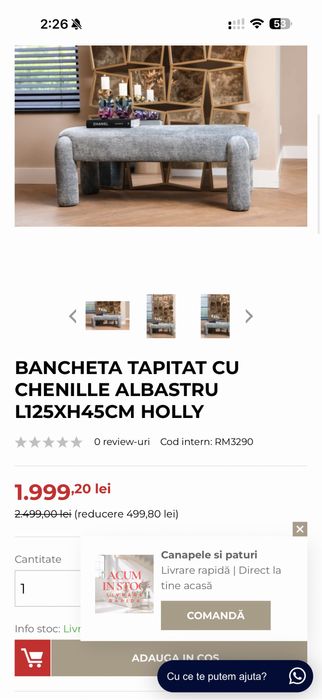 Bancheta Richmond Interiors