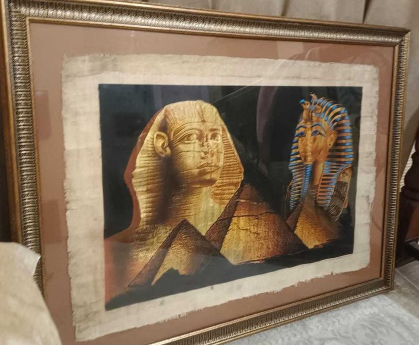 Папирус в рамке большой 114х84