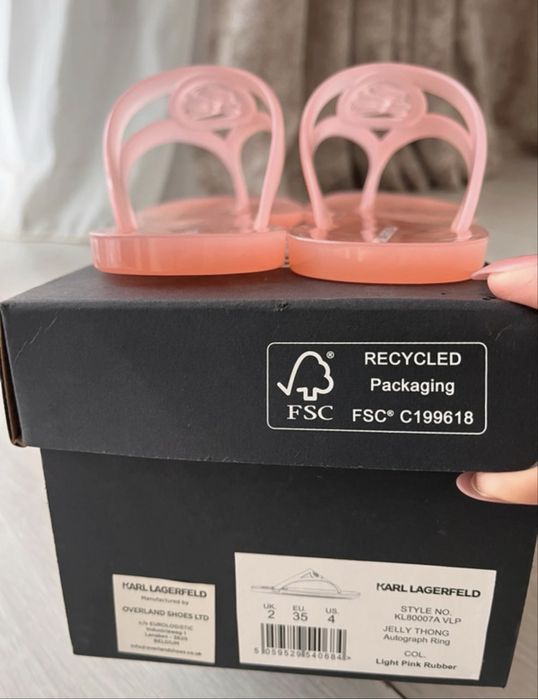 Papuci Karl Lagerfeld marime 35 noi
