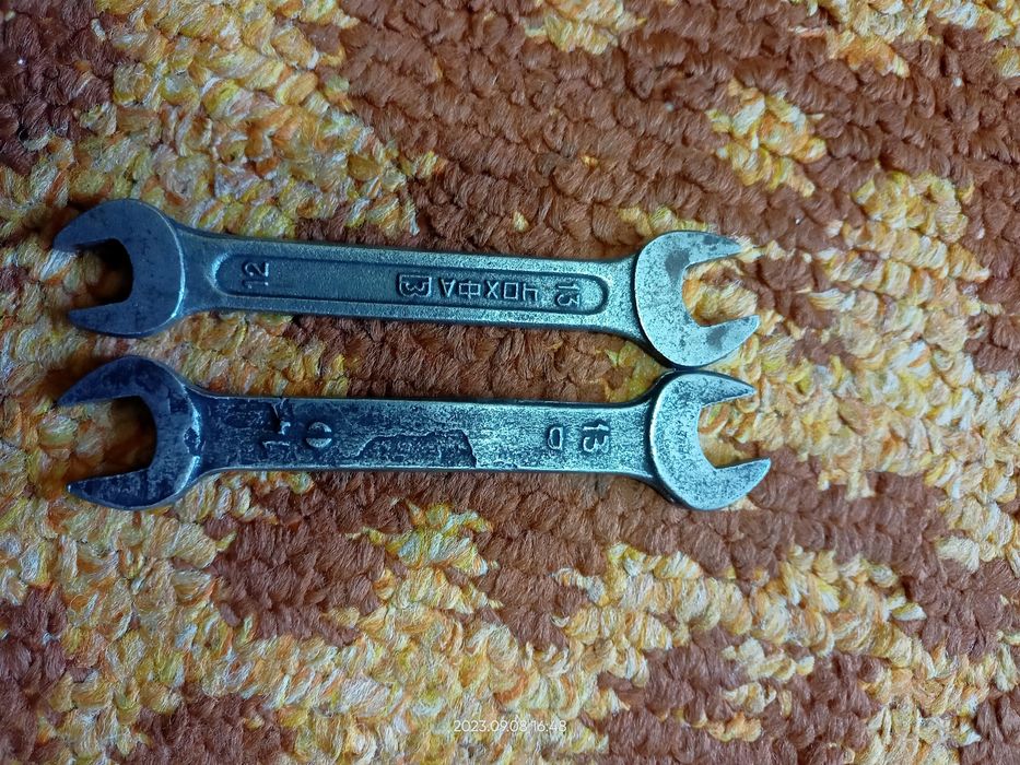 Ключи советские рожковые и торцовые