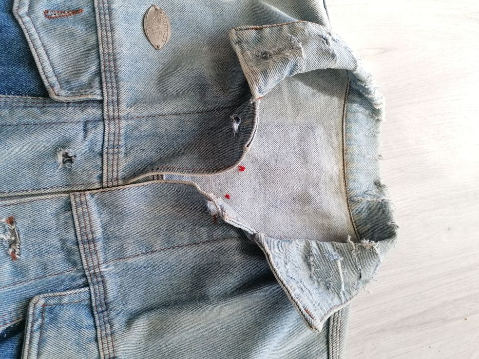 Vesta blugi lucrata manual - unicat