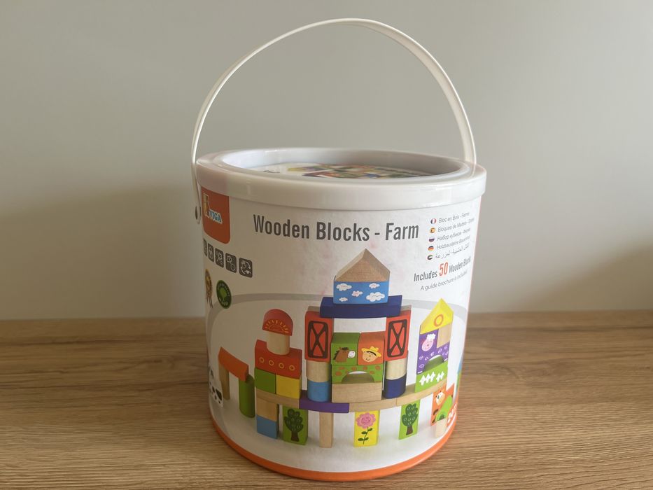 Дървен конструктор Viga с 50 части