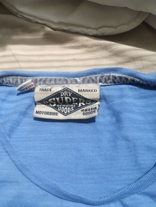 Тениска SuperDry, синя