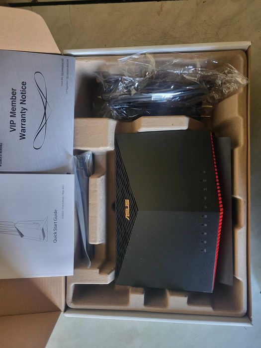 Router Assus RT-AX 86S  + Amplificator semnal wifi Mesh wi fi extender AC1750 DUAL BAND