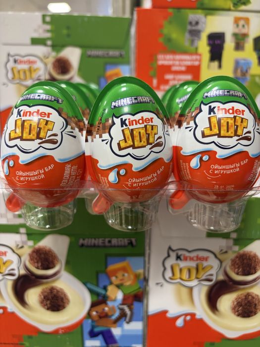 Kinder joy minecraft майнкрафт оптом