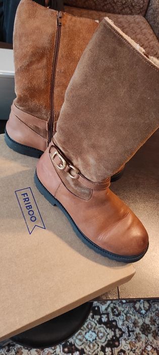 Ботуши естествена кожа Friboo 37 номер