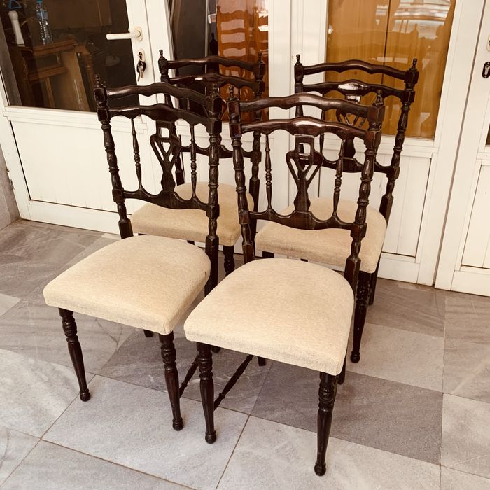 Винтидж модерни антикварни столове от 50-те