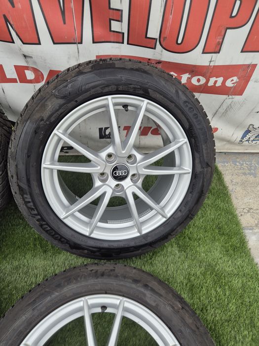 Jante R 17 5x112 Audi cu 215 55 17 Goodyear 2024
