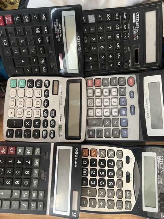 Калькуляторы рабочие большие