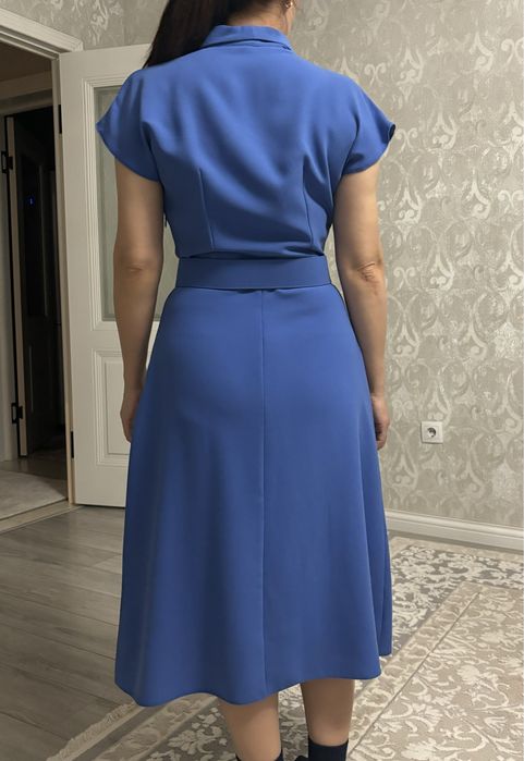 Платье голубого цвета