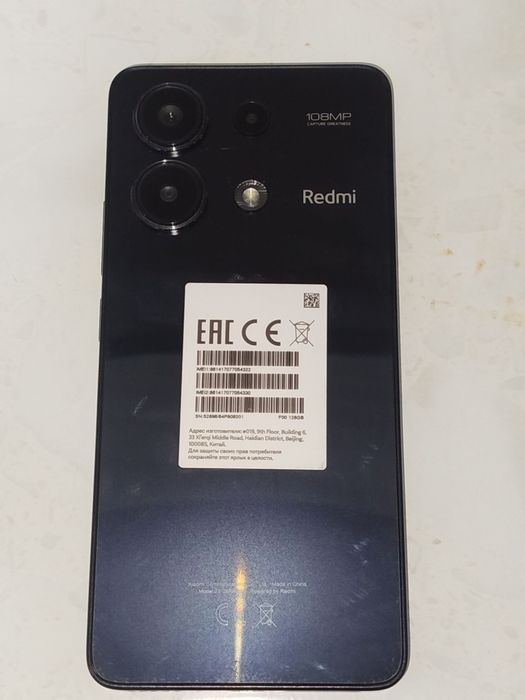 Assalomu alaykum okala redmi not 13 128/6gb sotiladi kimga kere bosa y