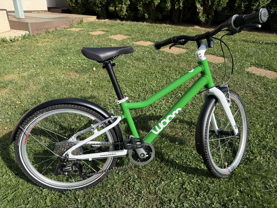 Woom 4 verde bicicletă copii