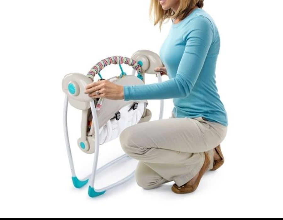 Електрическа люлка (шезлонг) Bright stars petite jungle