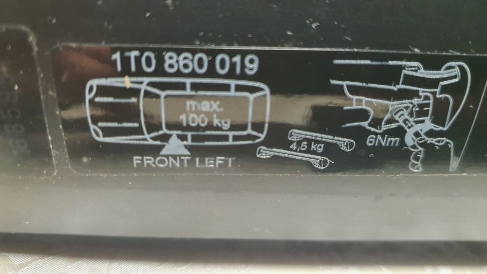 Bare tranversale originala Volkswagen Touran