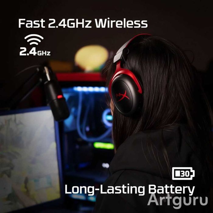 HyperX Cloud II Wireless — Игровая Гарнитура. Есть доставка