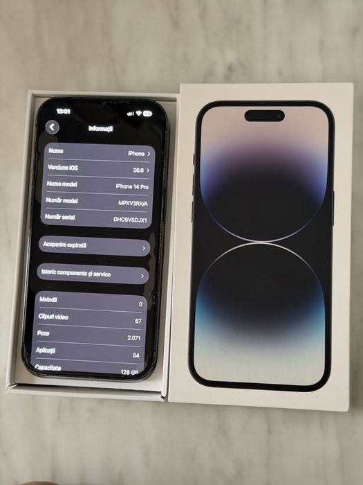 Iphone 14 Pro 74% baterie