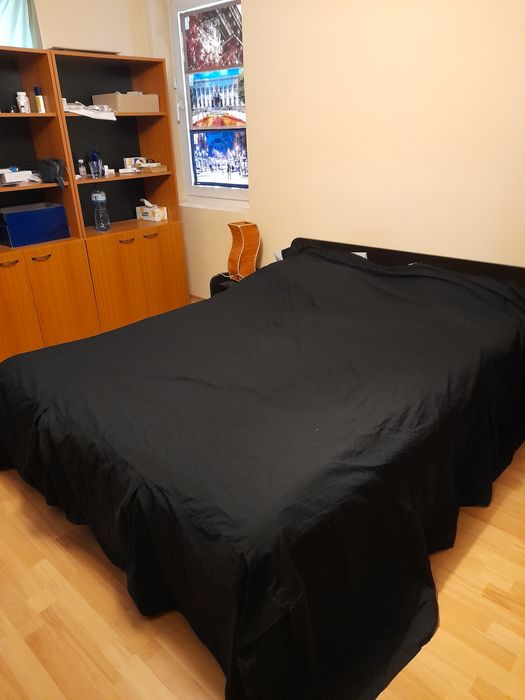 Черна покривка/ чаршаф /за спалня 1.80/2м или 1.60/2м