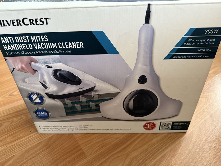 Прахосмукачка против акари с УВ лампа