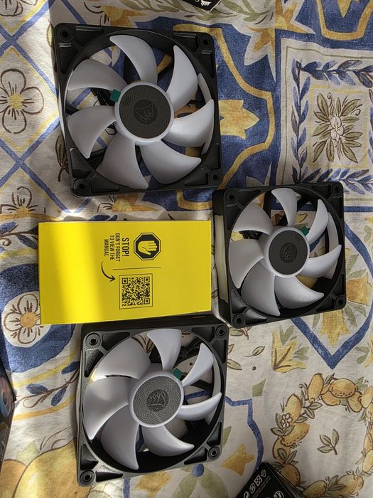 Ventilatoare CORSAIR iCUE LINK RX120 MAX RGB BLACK, triple pack