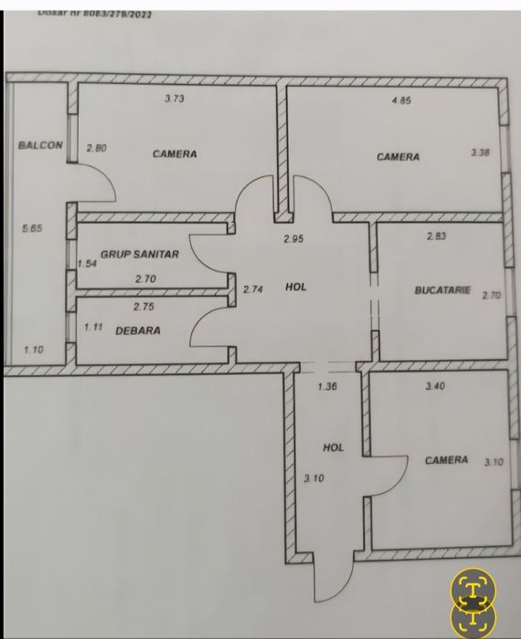 Vând/schimb  apartament 3 camere 71mp bl.S9 Mărăței lângă ASIROM și Școala NR.2  zonă liniștită ,68.000  euro