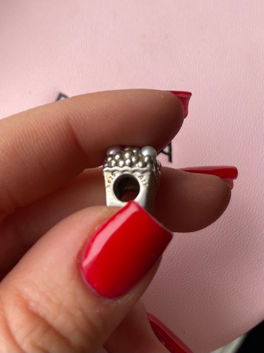 Талисмани Pandora - Delicious Popcorn и Take a Break Coffee Cup Charms
